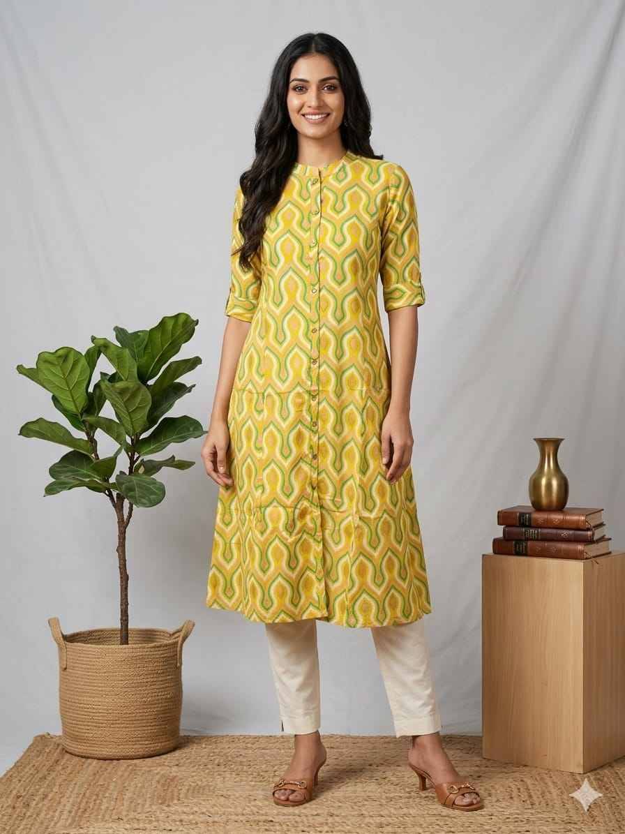 K 909 BY FASHID 01 to 31 Series Designer Collection Beautiful Stylish Fancy Colorful Party Wear & Occasional Wear Cambric Cotton Print Kurtis At Wholesale Price